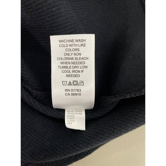 Maurices 24/7 Dress Size XL Surplice V Neck Sleeveless Solid Black Office Modern - Picture 5 of 8